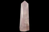 Polished Rose Quartz Obelisk - Madagascar #169975-1